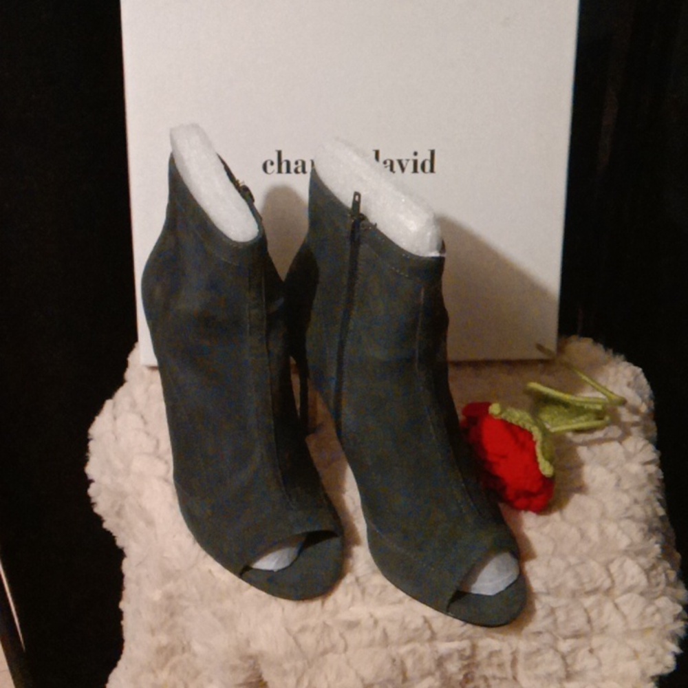 NWT charles david peep toe pump
